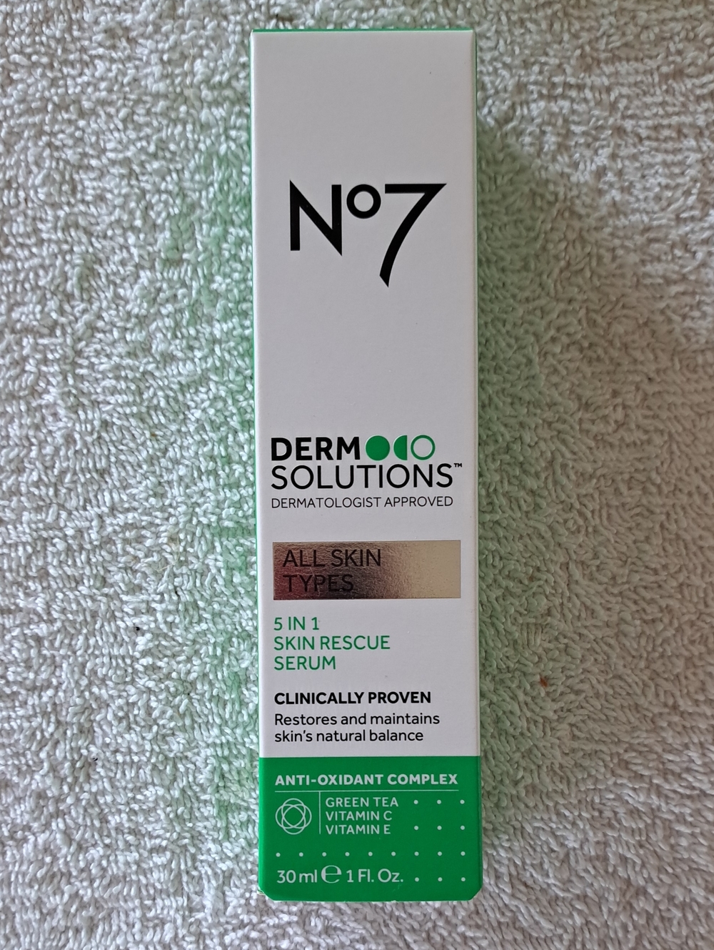 No7 Derm Solutions 5-in-1 Rescue Face Serum, 1 Fl Oz